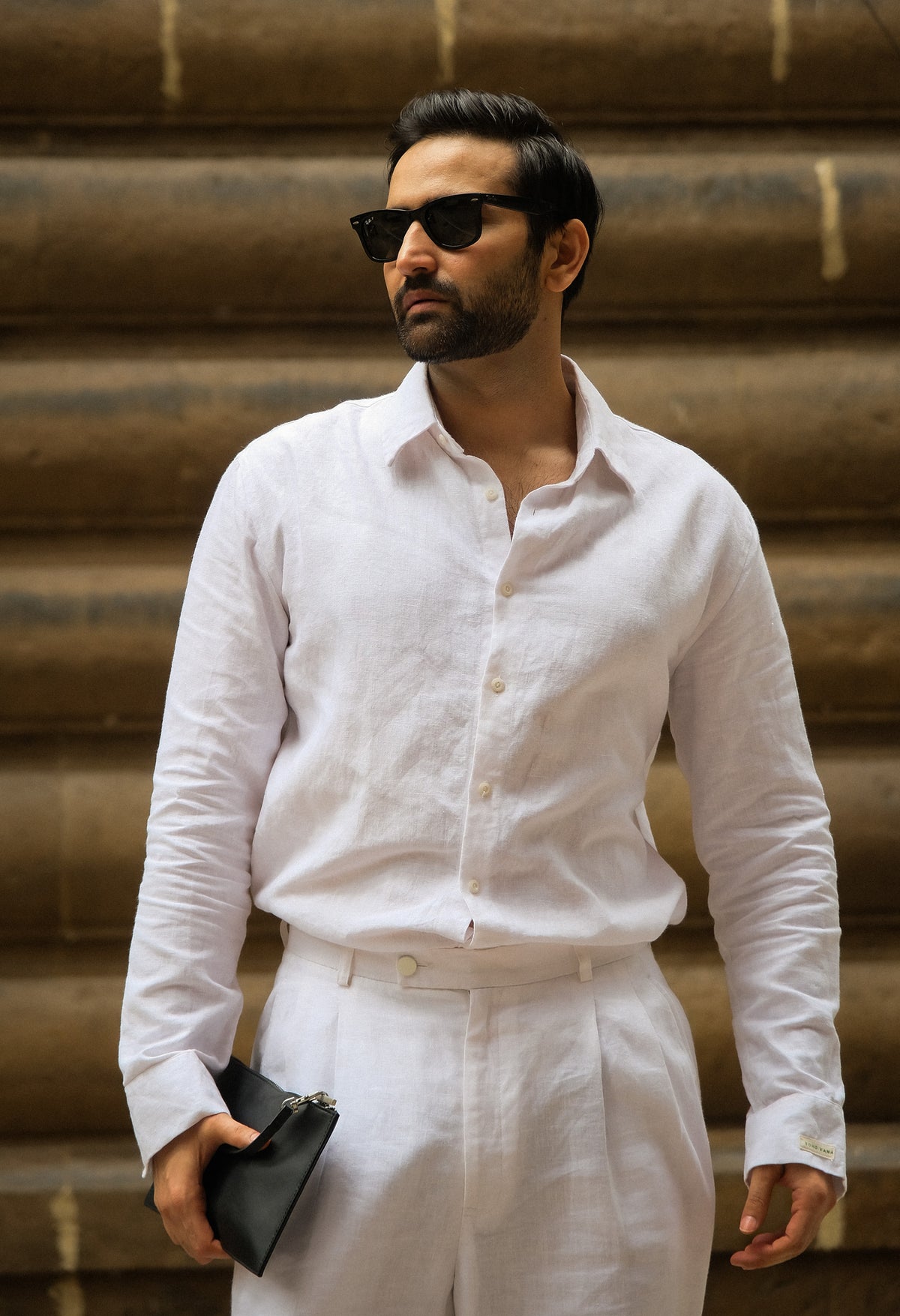 White Linen Co-ord Set