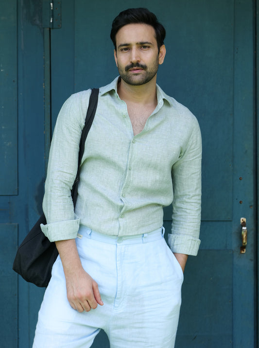 Mint green Light Blue  Pant - Separate